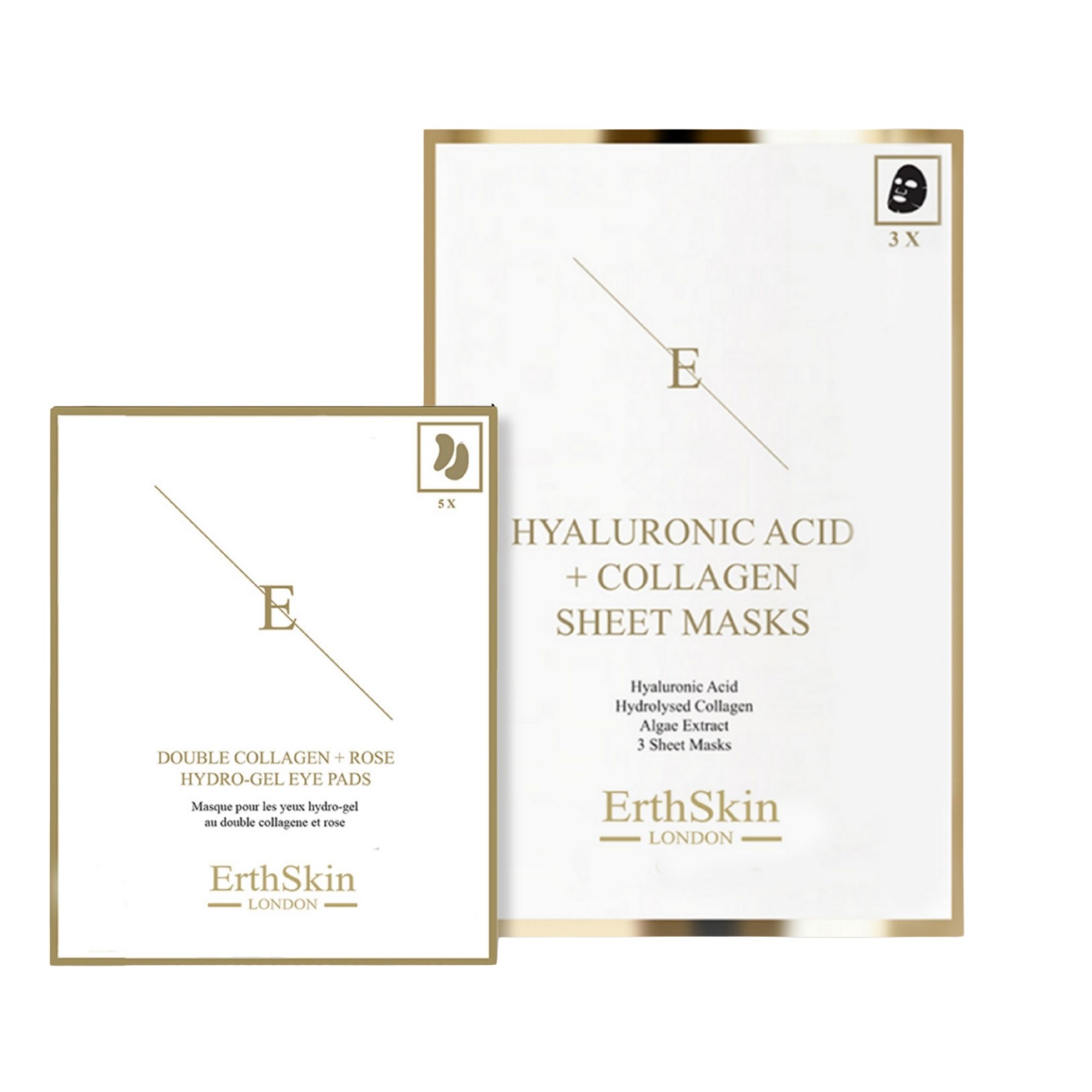 Collagen Glow: Hyaluronic Sheet Mask + Double Collagen Rose Eye Pads