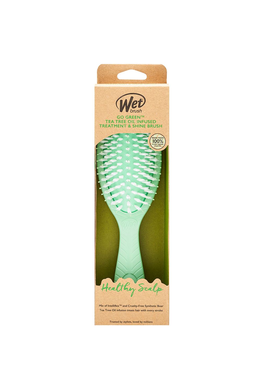 Go Green Tea Tree Infused Treatment & Shine Hairbrush