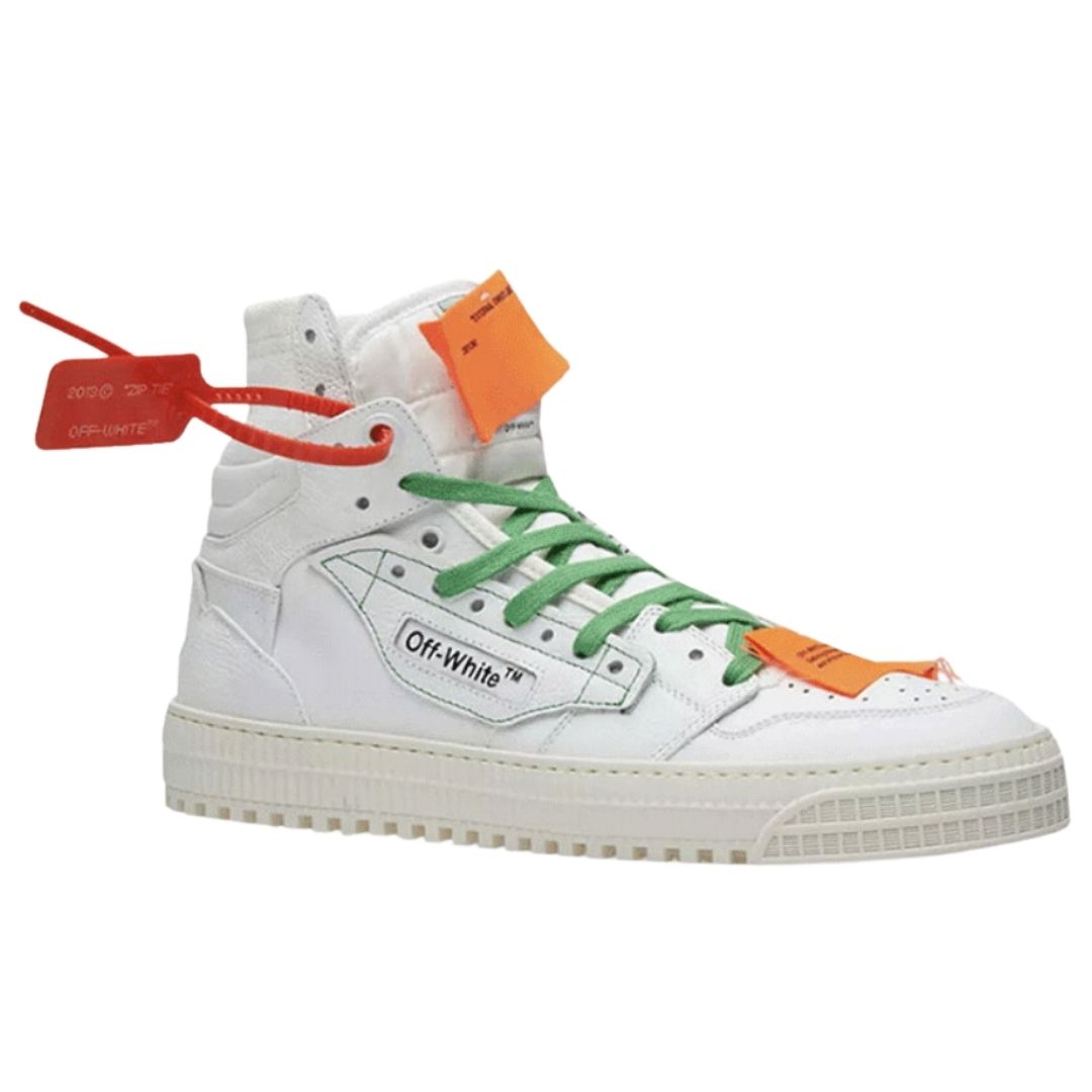 Off Court 3.0 White High Top Leather Sneakers