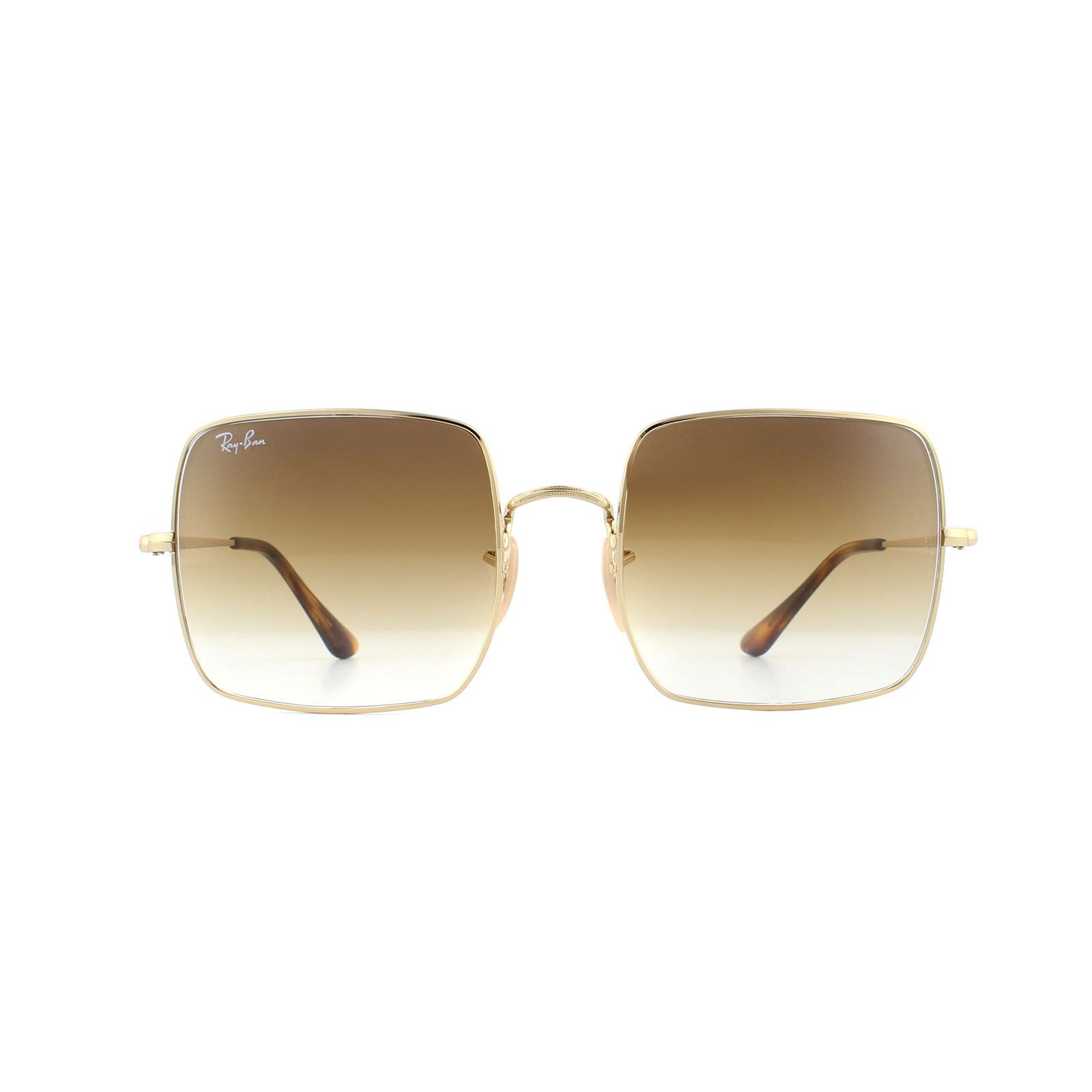 Square Gold Light Brown Gradient Square RB1971 Sunglasses