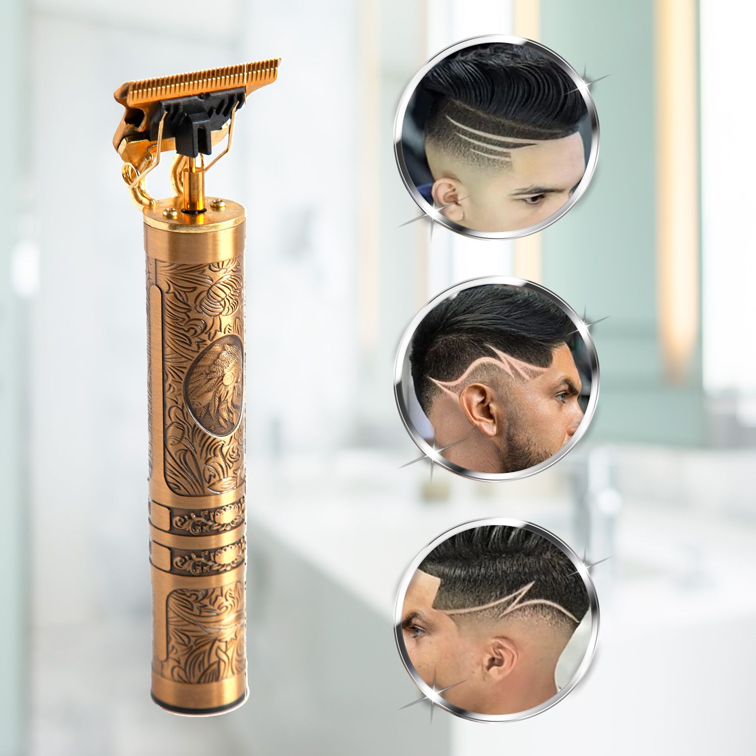 Cordless Professional Clipper, Pirates, USB Rechargeable