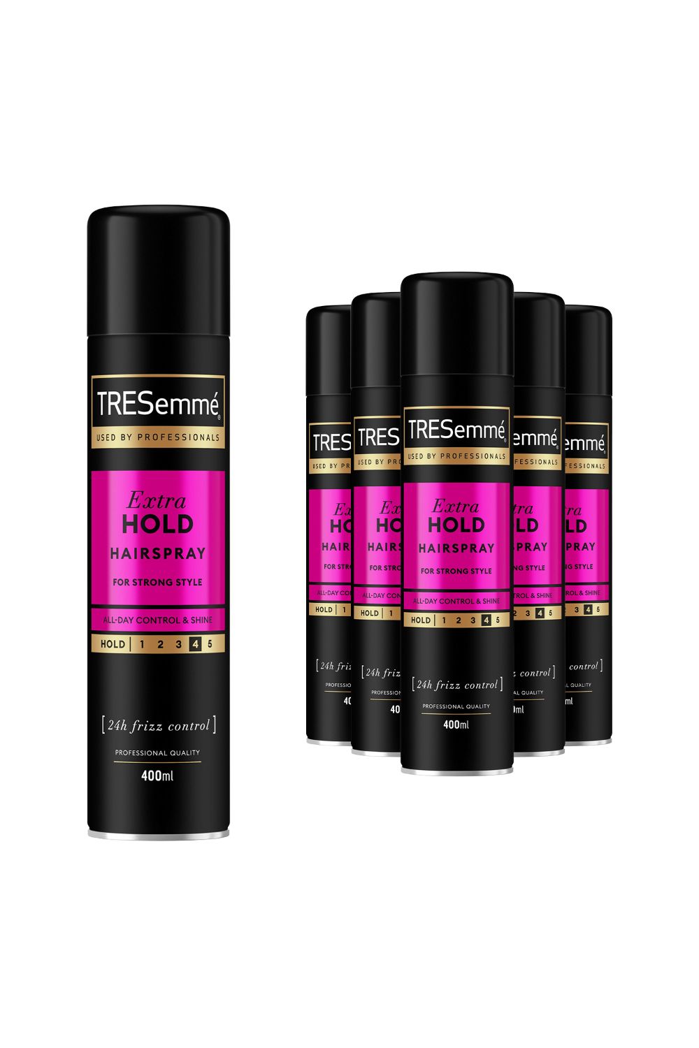 24 Hours Frizz Control Extra Hold 'Hair Spray' 6 Pack of 400ml