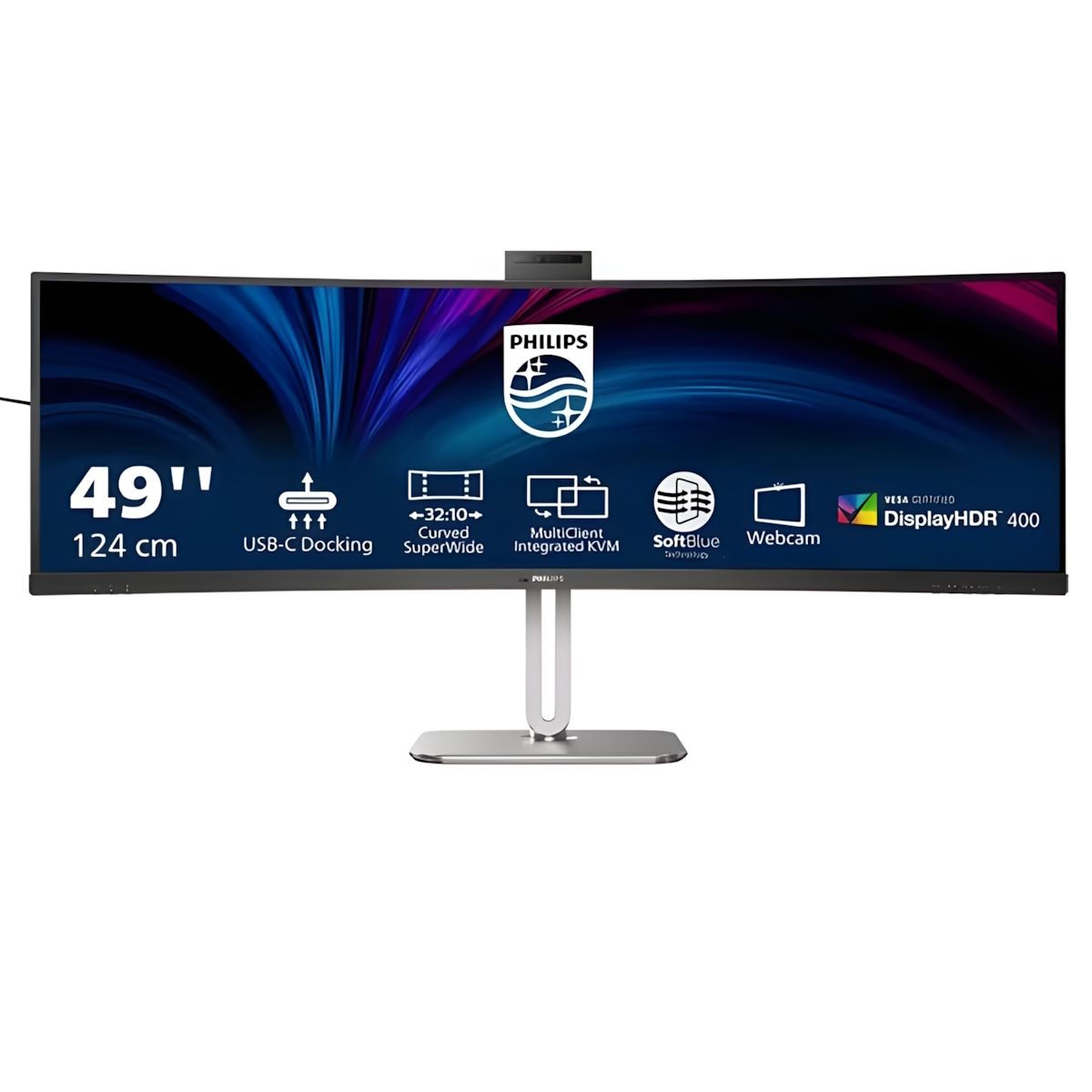 6000 Series 48.8" Quad HD Dual Monitor 32:9 SuperWide Curved with USB-C