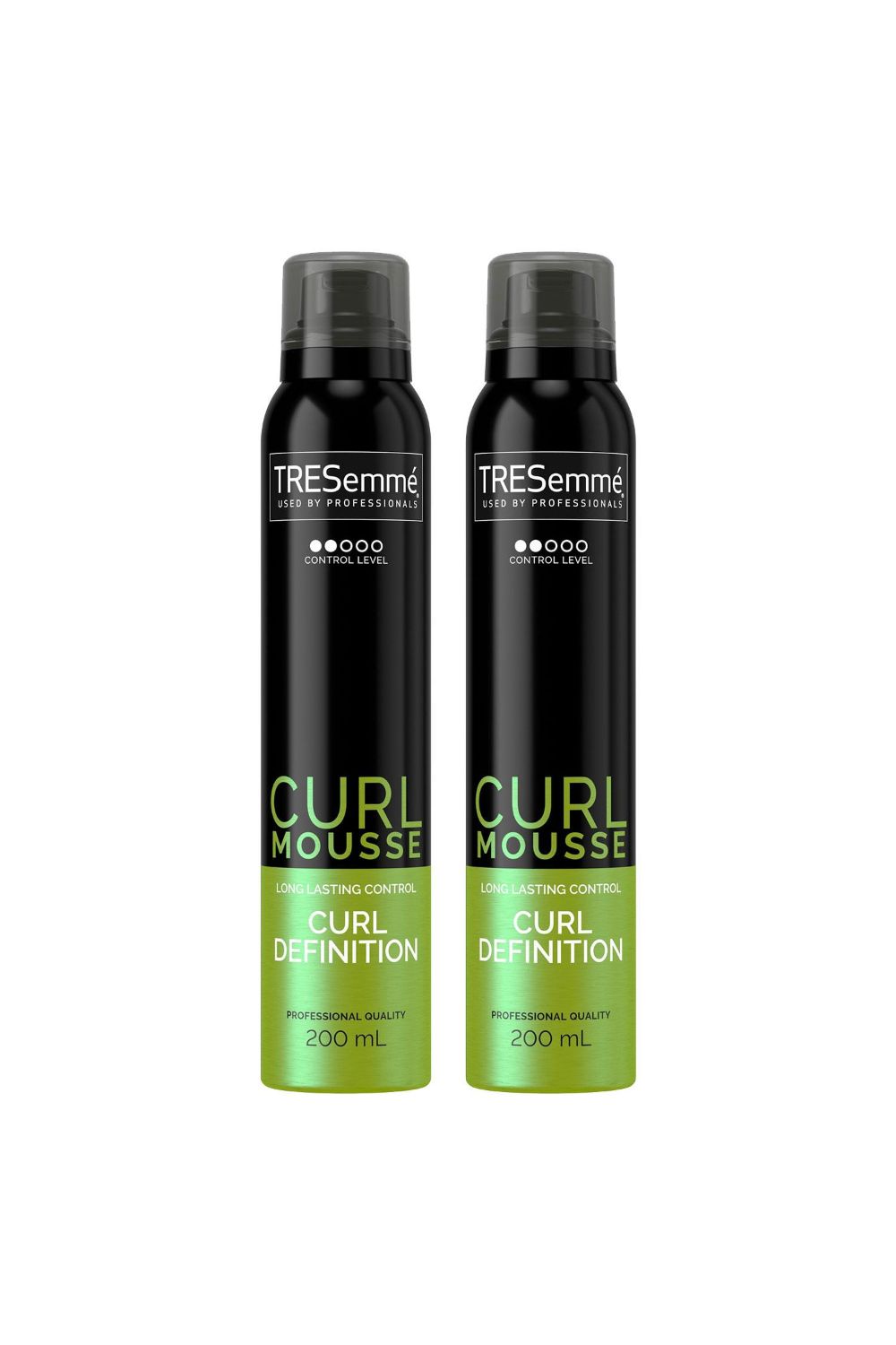Curl Definition 'Hair Mousse' with Long Lasting Control, 2 Pack of 200ml