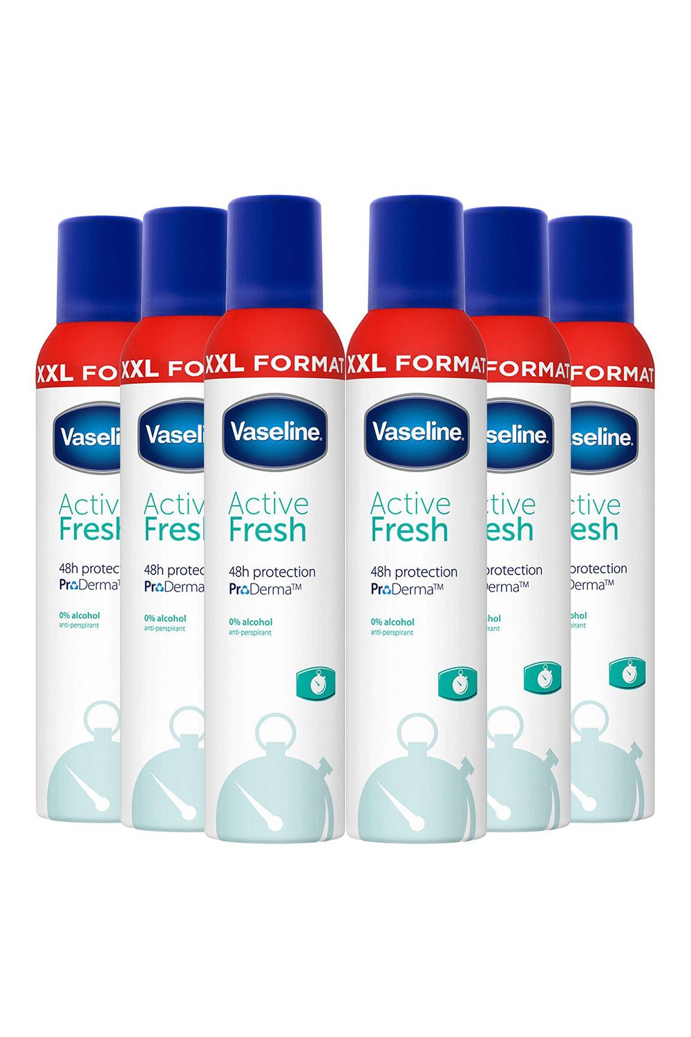 6x ProDerma 'Anti Perspirant' Deodorant For Women, 250ml