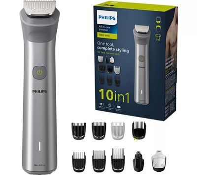 PHILIPS Series 5000 10-in-1 Wet & Dry Multi Grooming Trimmer - MG5920/15