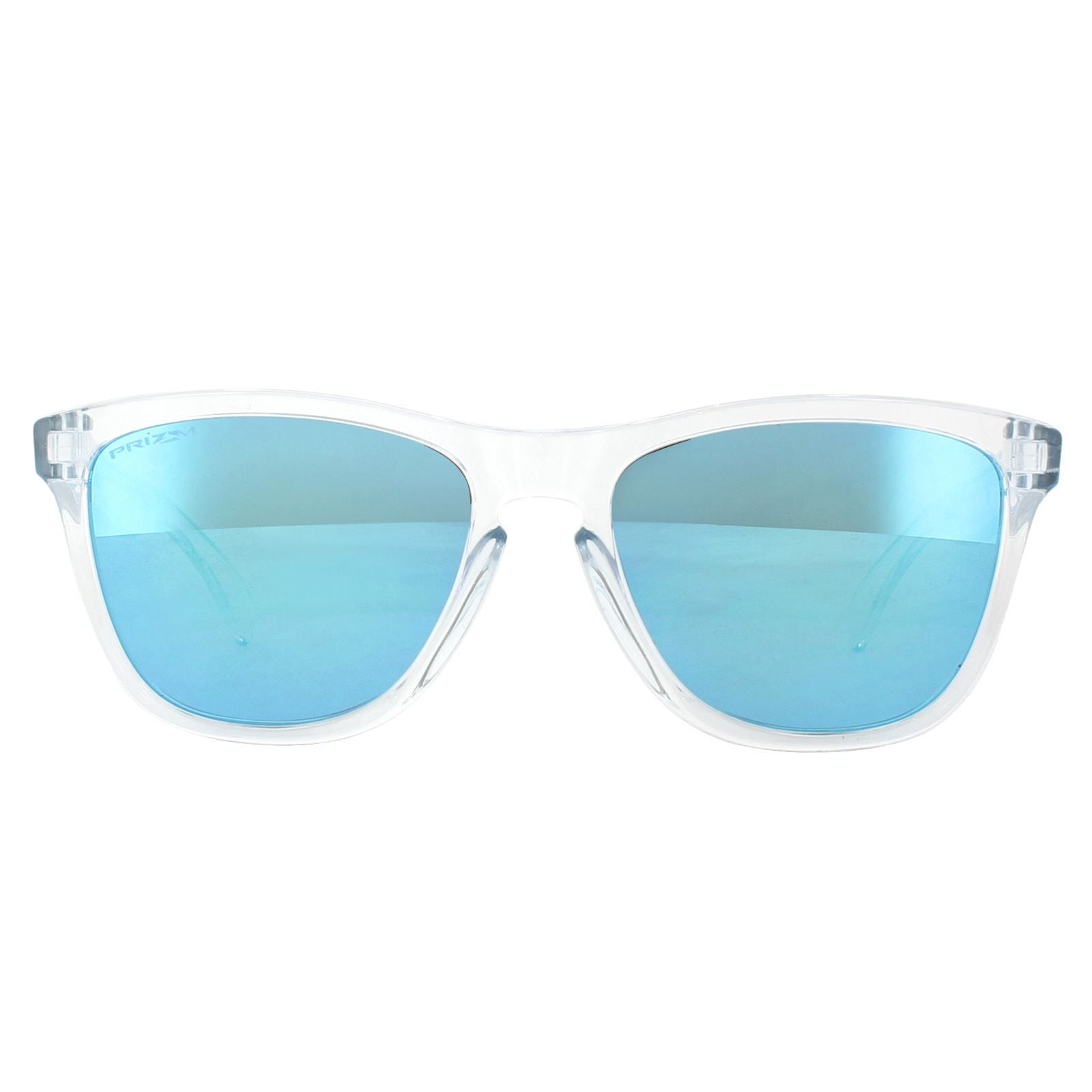 Rectangle Crystal Clear Prizm Sapphire Frogskins Sunglasses