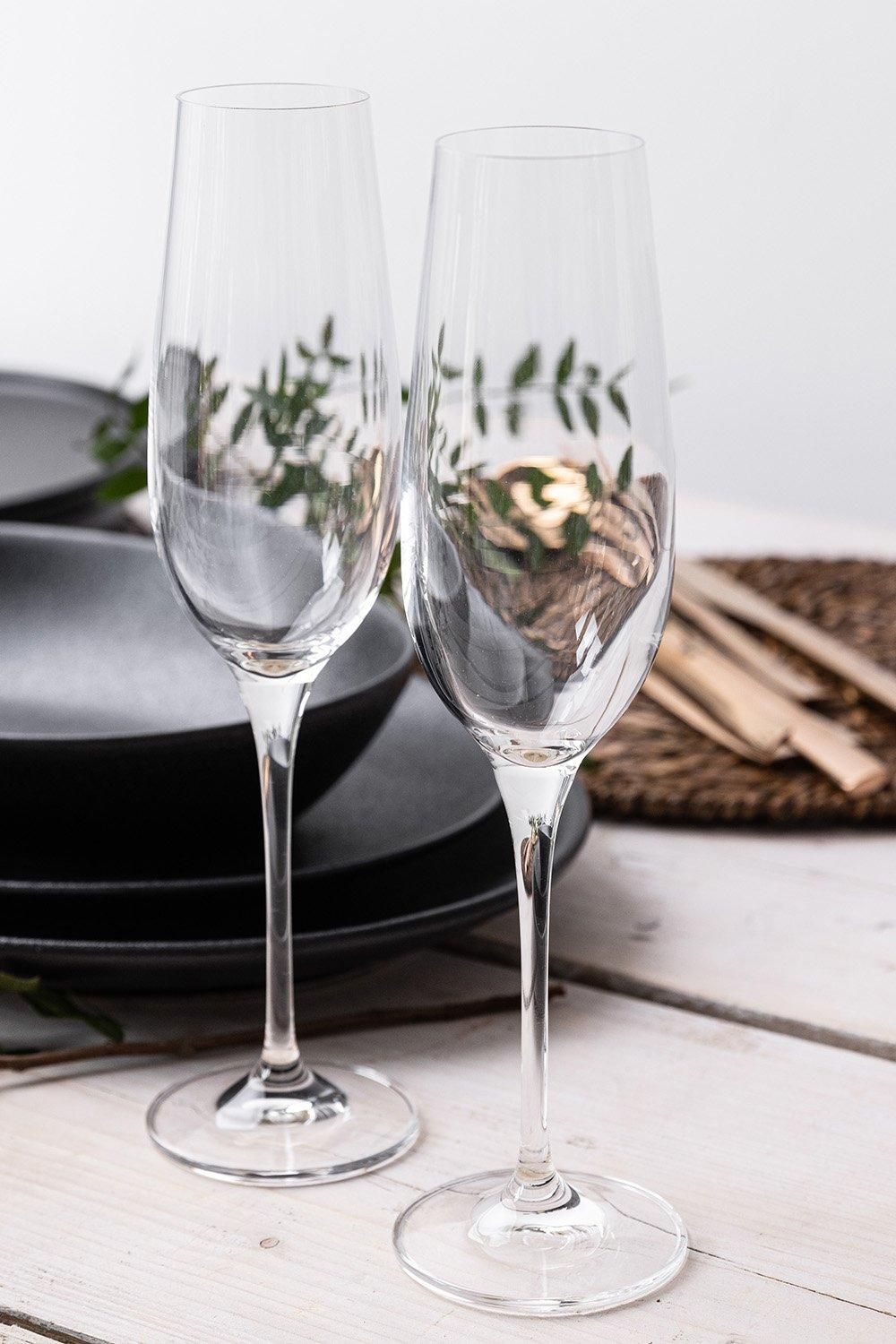 Vino Set of 6 180ml Flute Glasses