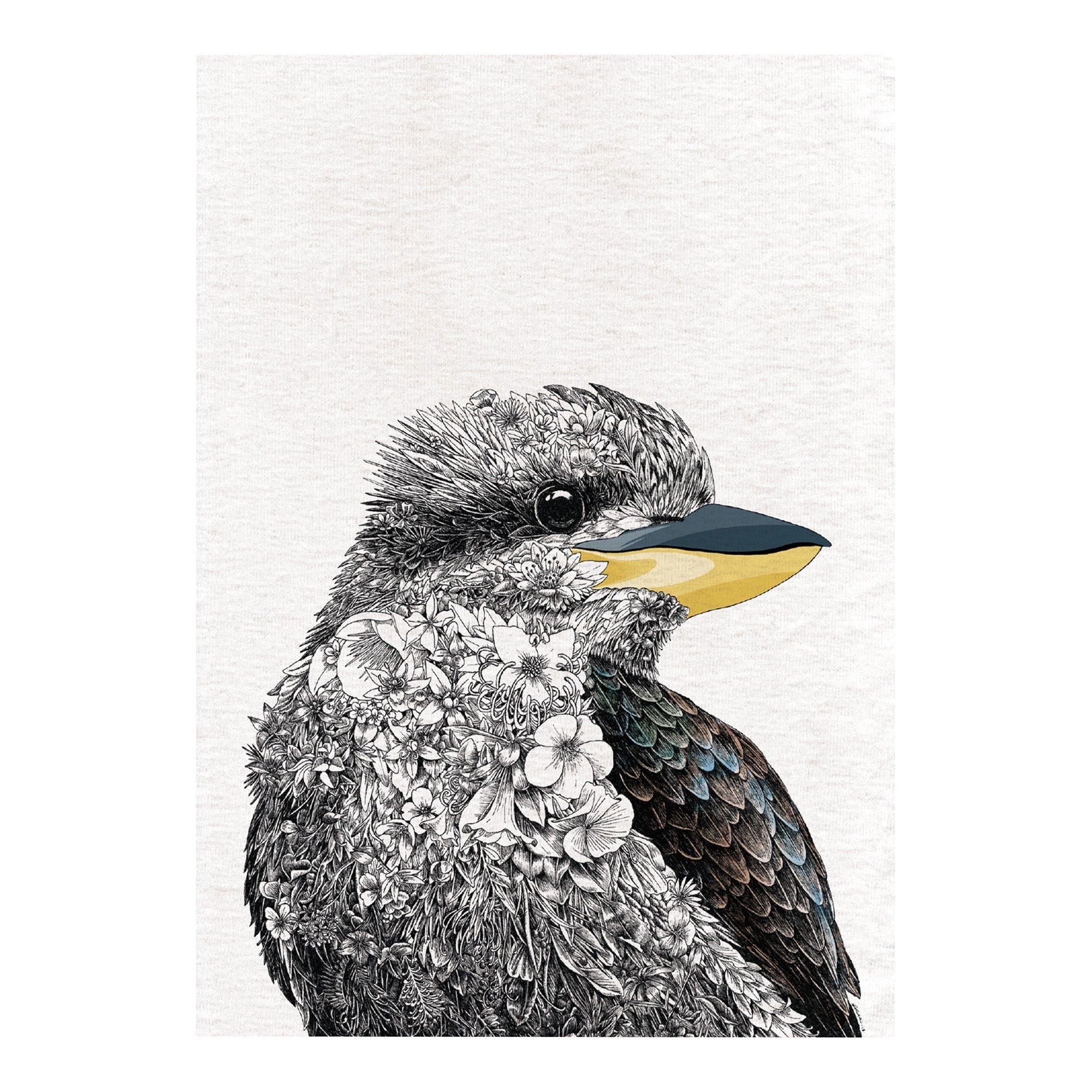 Marini Ferlazzo Laughing Kookaburra Tea Towel