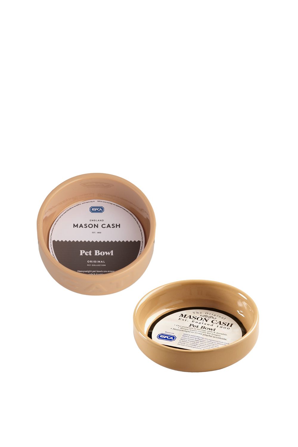 Cane Cat Saucer & Bowl