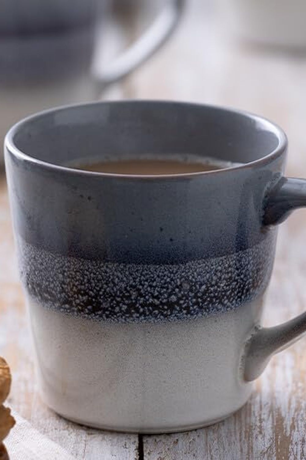 Set of 4 Reactive Fade Mug 400ml Grey