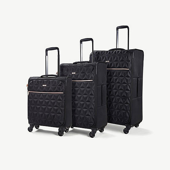 Rock Jewel 3 Piece Soft Suitcase Set