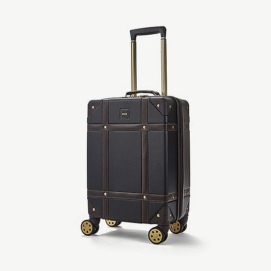 Rock Vintage 8 Wheel Small Cabin Suitcase