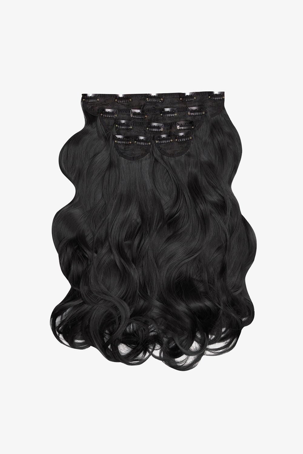 Super Thick 22" 5 Piece Natural Wavy Clip In Extensions