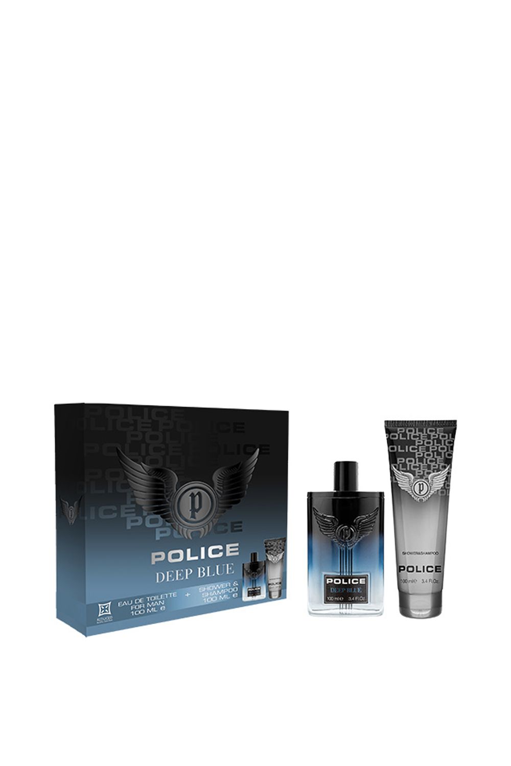 Police Deep Blue Eau De Toilette 100ml Gift set
