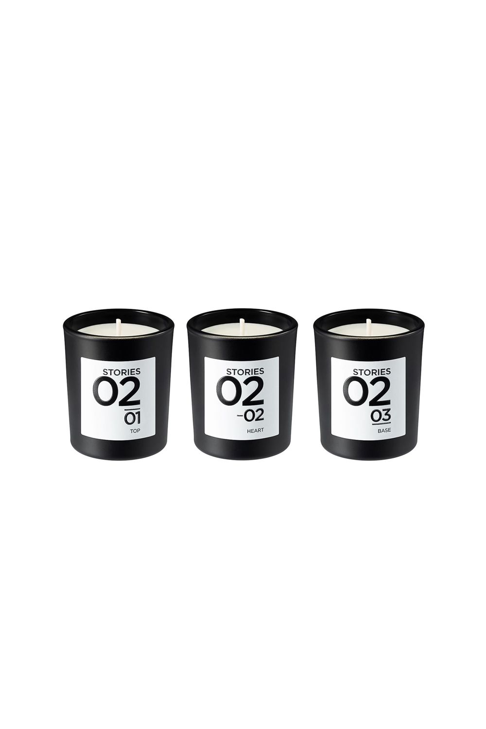 No.02 Bougie Parfumée Scented Candle Trio
