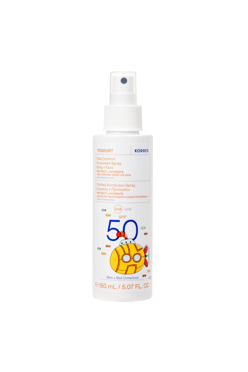 Yoghurt Kids Sunscreen Spray Body + Face SPF 50 150ml
