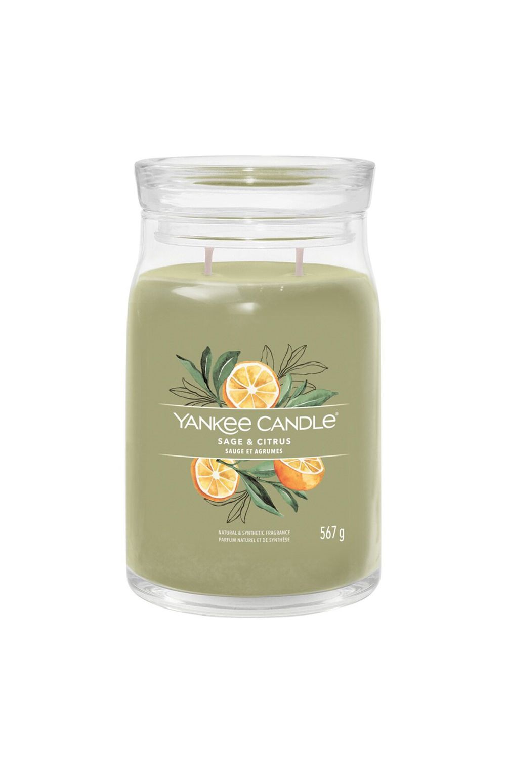 Signature Large Jar Candle - Sage & Citrus 567g