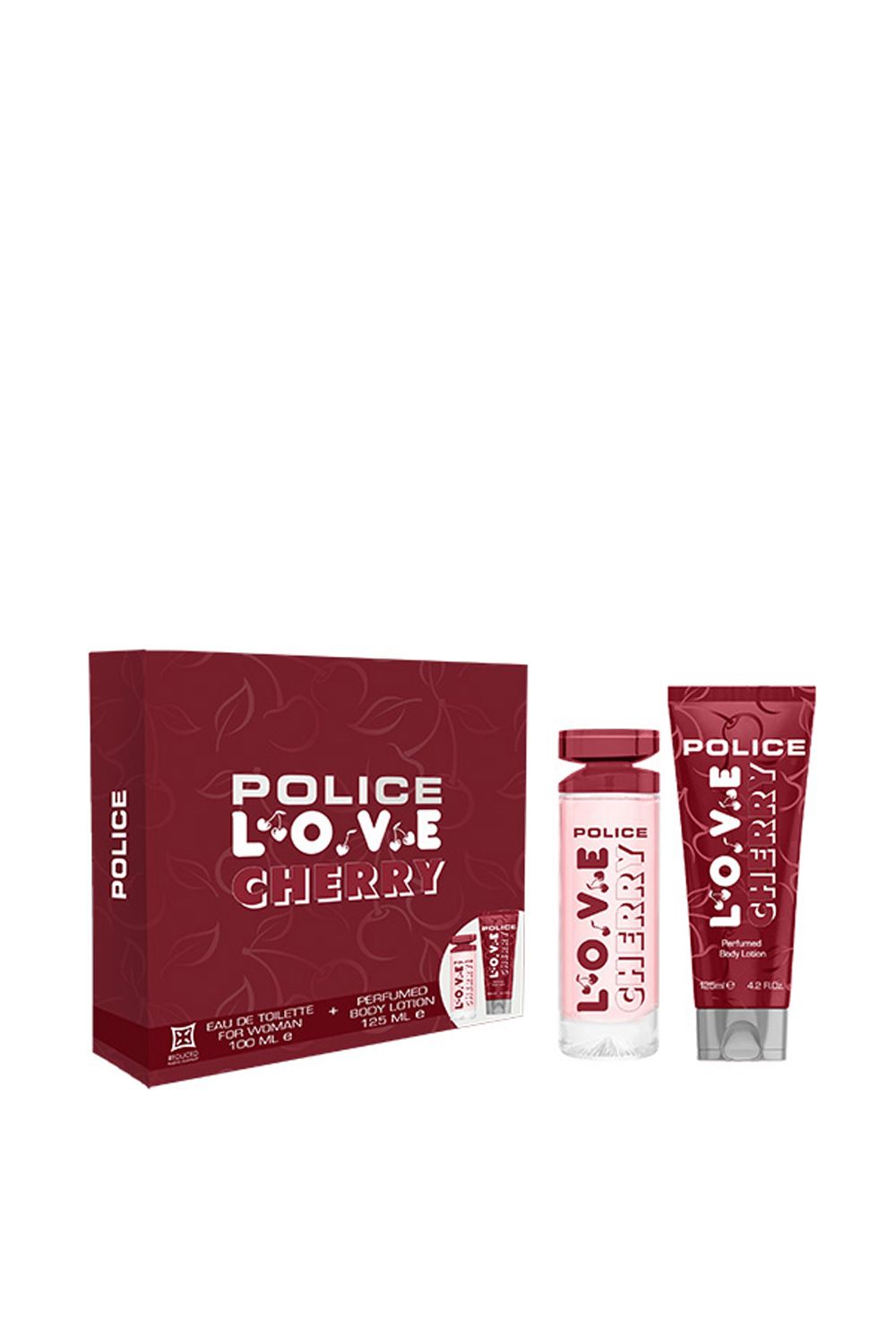 Love Cherry Woman Eau De Toilette 100ml and Body Lotion 125ml Gift Set