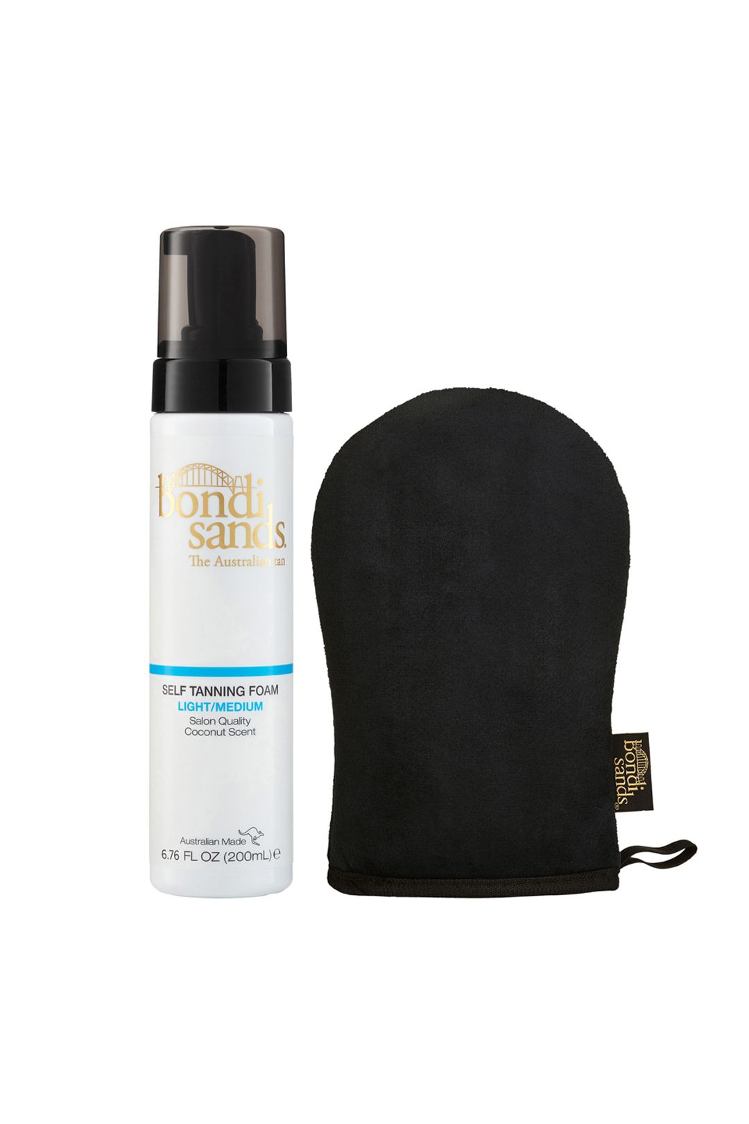 Self Tanning Foam & Application Mitt Set