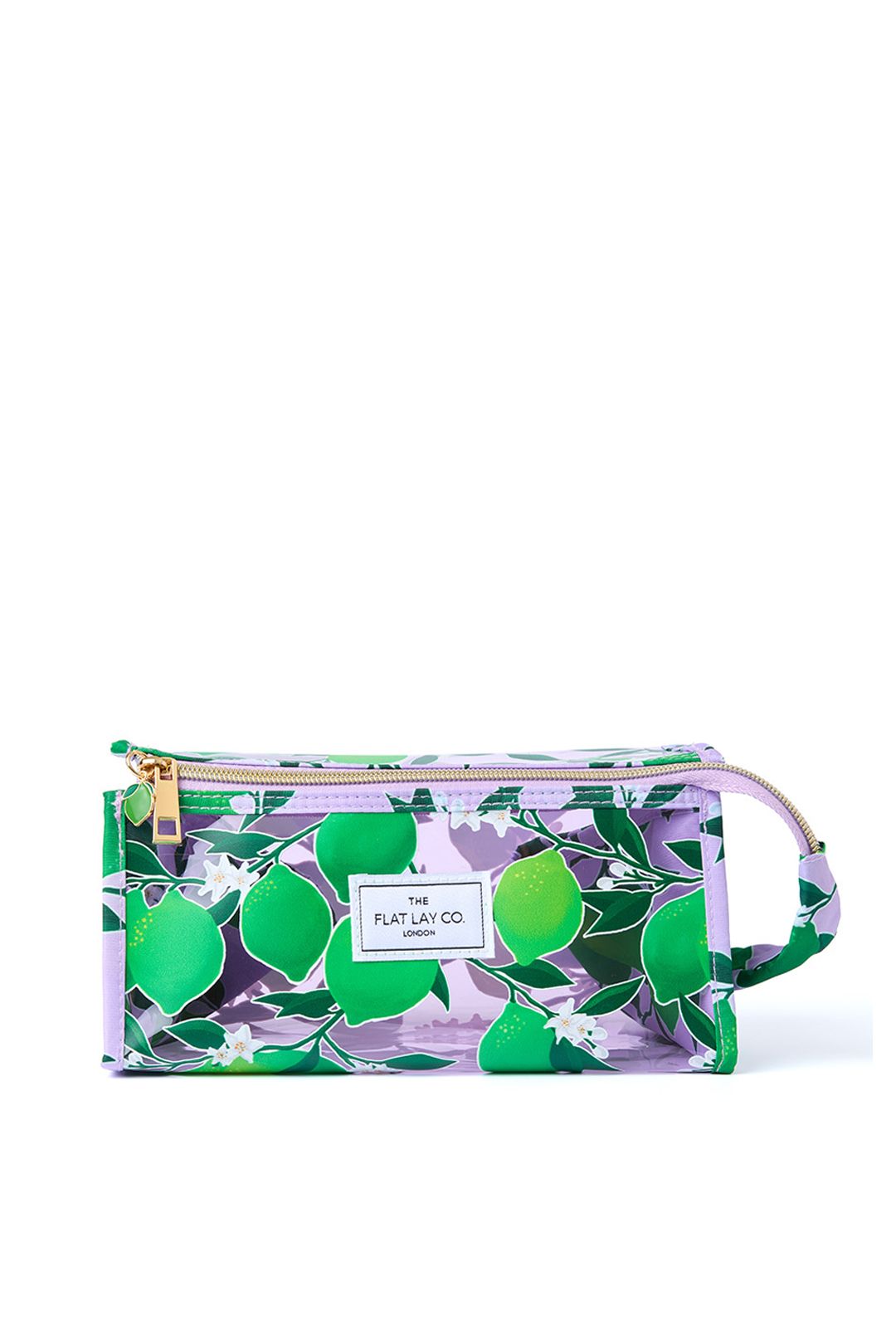 Jelly Makeup Box Bag - Limes