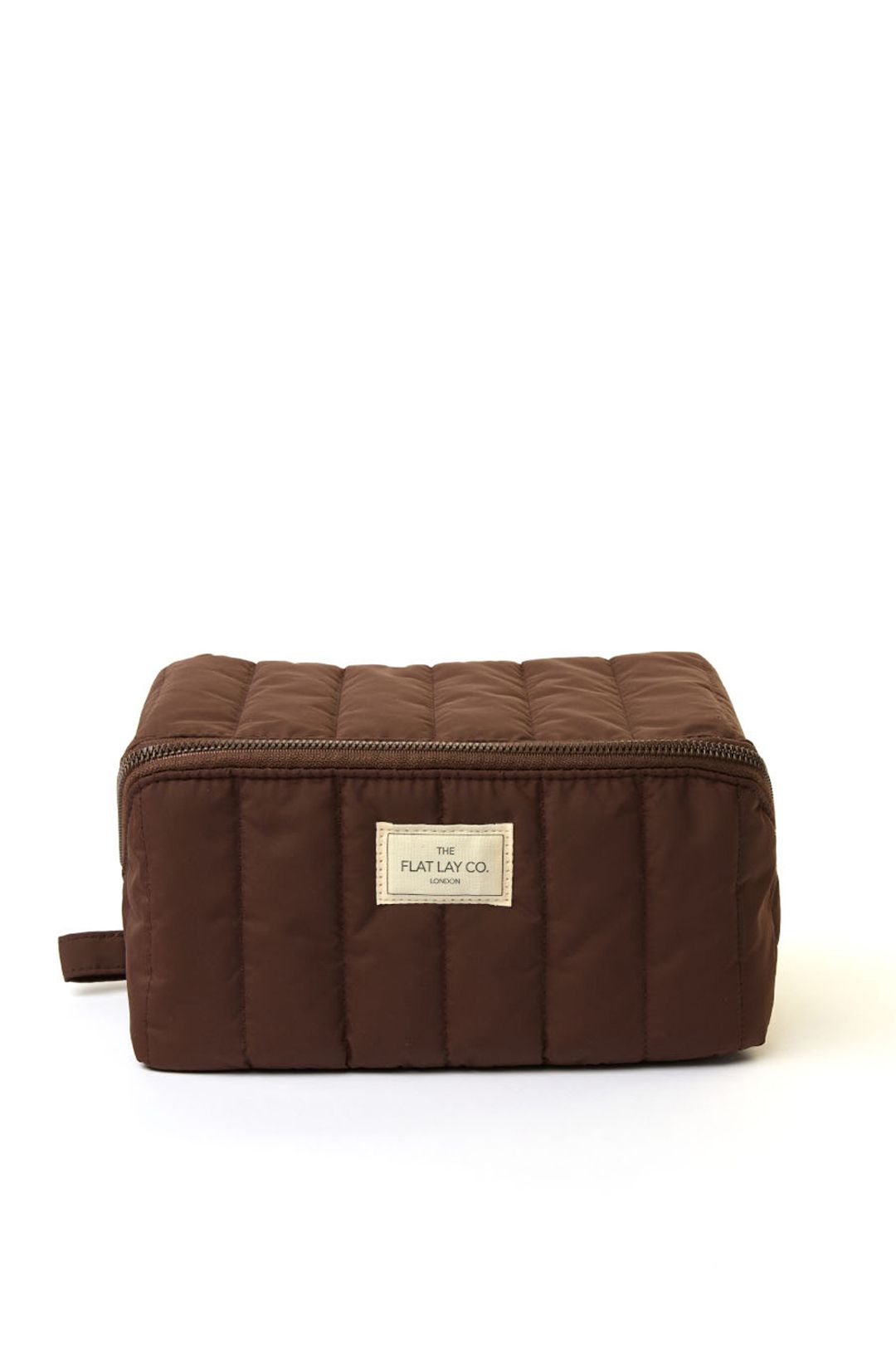Marshmallow Makeup Box Bag - Espresso
